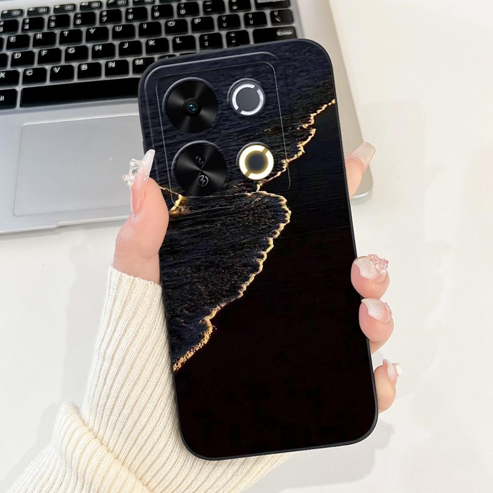 Luxury Fashion Coque For Itel P65 P671L Etui Moon Night Gothic Painting Phone Cases For ItelP65 P 65 Coques Soft Silicone Covers