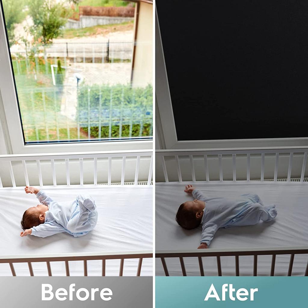 Szeroka 75/90 cm matowa zaciemniająca folia okienna prywatność zdejmowana bez kleju statyczne naklejki okienne do blokowania światła matowa