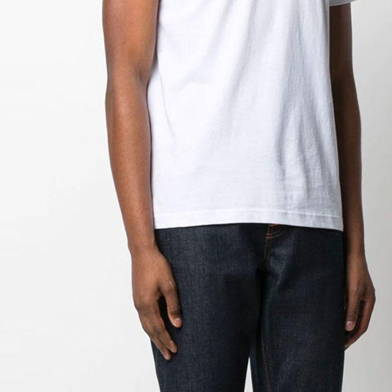 VERSACE JEANS COUTURE SS21 T Shirt Men's White B3GWA7TF-30319-K41