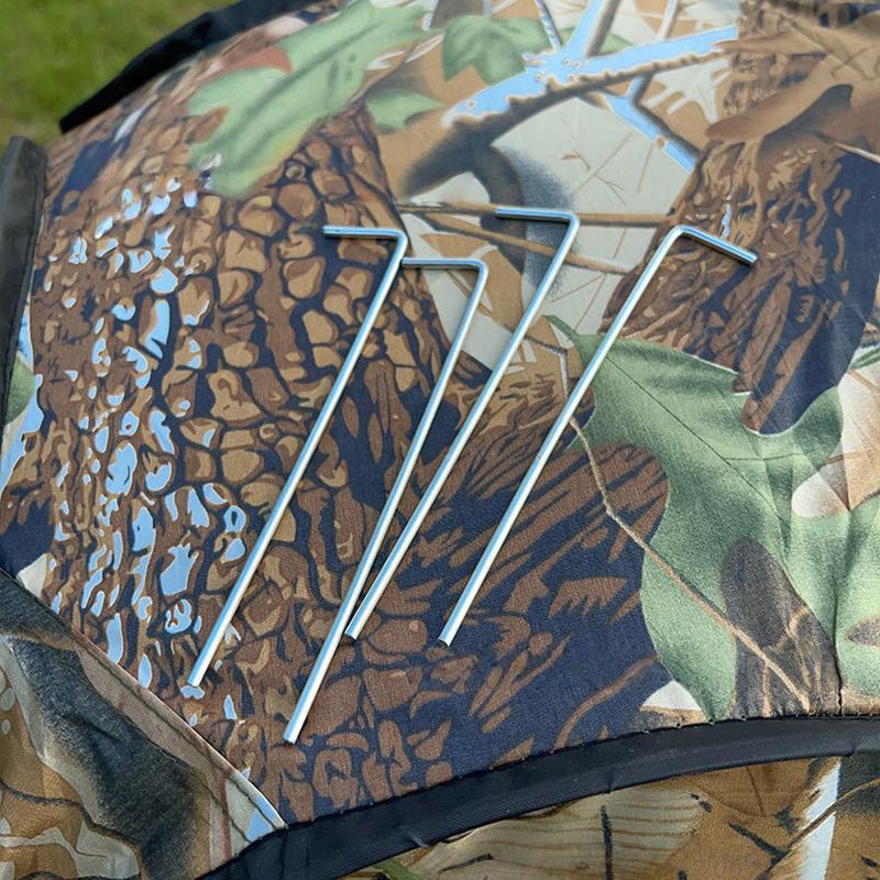 Auto Pop Up Camouflage 2 Person Camping Tent, Portable UV & Rain Proof Tent for Fishing Outdoor