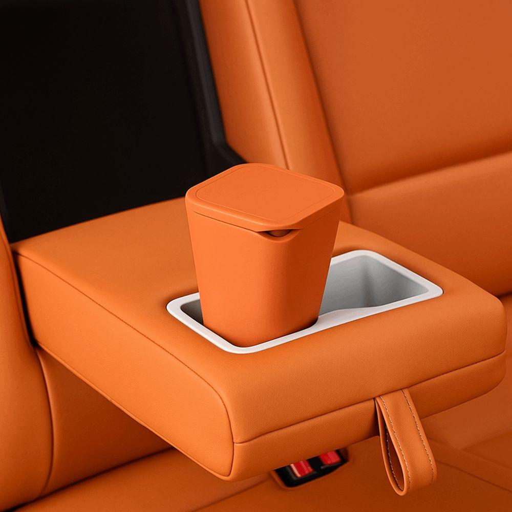 Sealed Design Car Trash Can Odor-Proof Garbage Cup Universal Car Trash Bin  Vehicle Storage