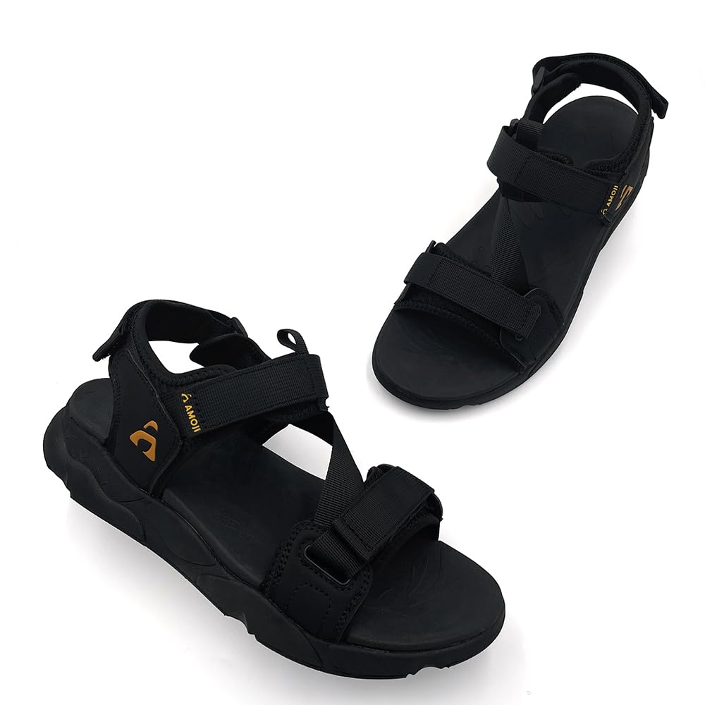 Sport Sport Sport Mode Outdoor Sportmode Fluss Meer Schwarz [Amoji] Sandalen, Herrensandalen, Damensandalen, Herrensandalen, Damensandalen,
