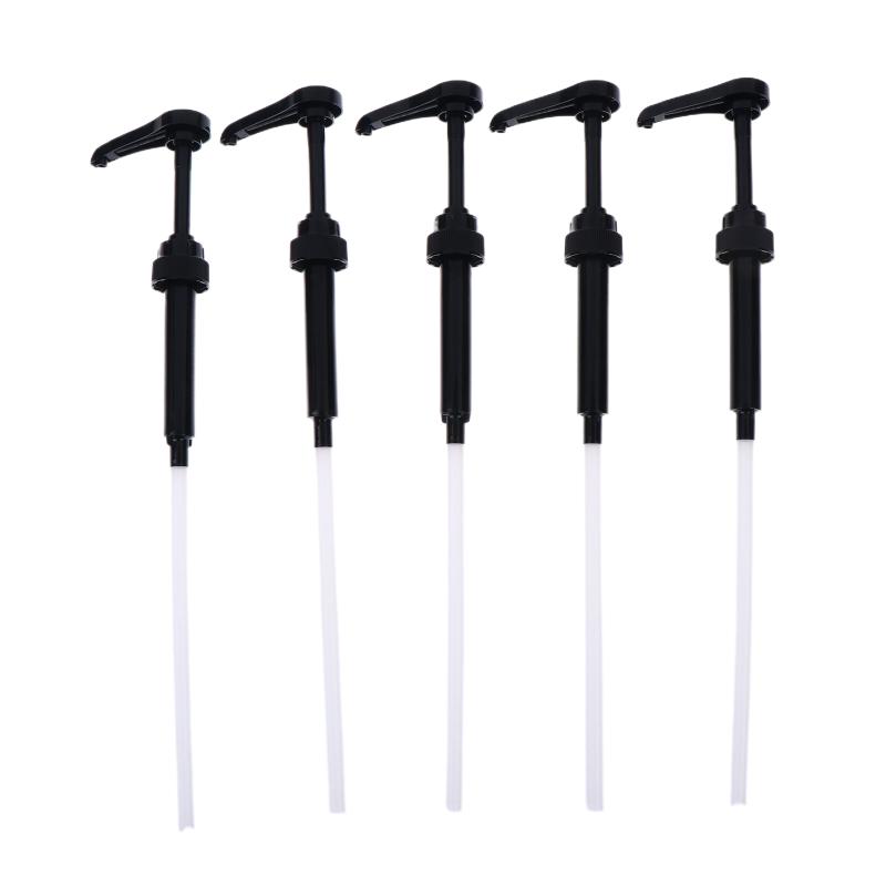 5X Syrup Pump Coffee Syrup Pump Dispenser Syrup Pump Press Action Pump Head For Coffee Syrups For Juice Bottle Dispenser