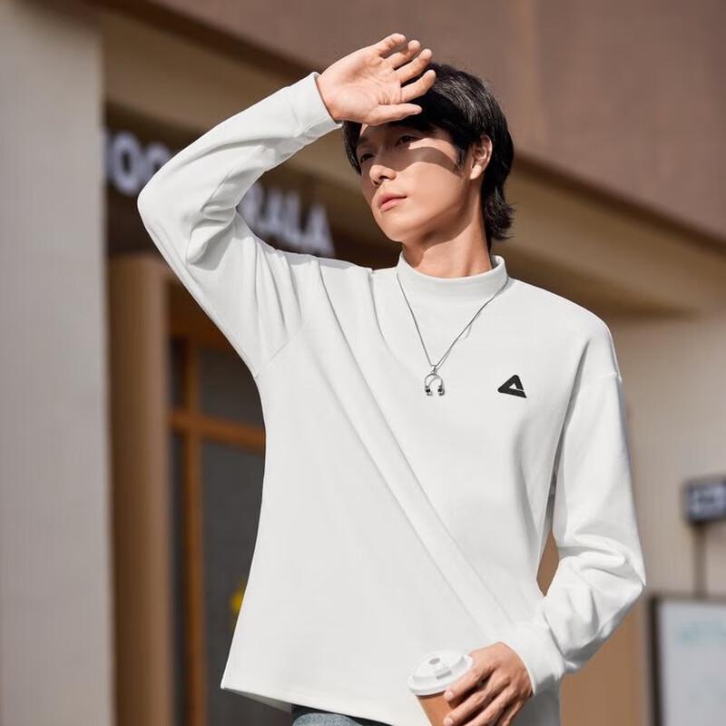 Peak Unisex Fleece-Lined Mock Neck Long Sleeve Sport Top DF654000