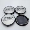 4pcs Sport Edition Logo Emblem 61MM (I.D 56MM ) Car Wheel Center Caps Accessories for 106a Wheels Hub Rim Hubcaps Cover Replacea106