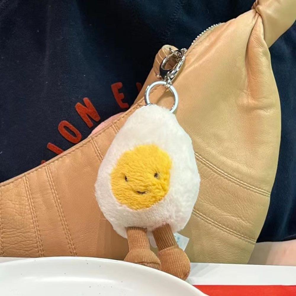Zábavný želé plochý náhradní přívěsek croissantová koule klíčenka taška dekorativní plyšová hračka dárek