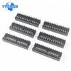 66pcs DIP IC Sockets Adaptor Solder Type 6 8 14 16 18 20 24 28 Pins  IC Socket Set Electronic Diy Assortment Kit MCU Seat