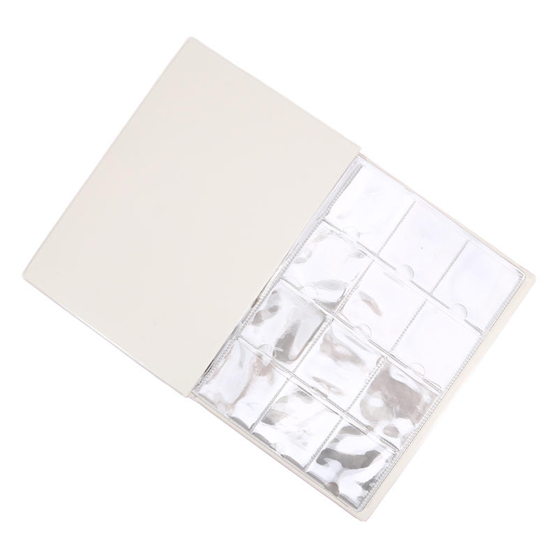 Paper Clip Coin Collection Album PVC Money Collection Book 10 Pages 12 Compartments 120 Pieces Paper Clip Type Fixed Page Type