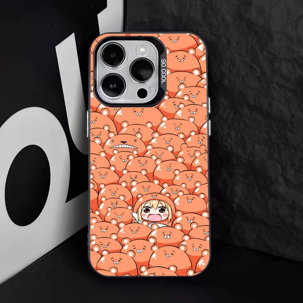

Anime Doma U-Umaru Phone Case For iPhone 17,16,15,14,13,12,11,Pro,Max,Plus,E,Air,Mini Black Tpu Cover iPhone13mini