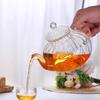 GLASS JUG TEA INFuser with Filter 1.2L for Water, Coffee, Hot