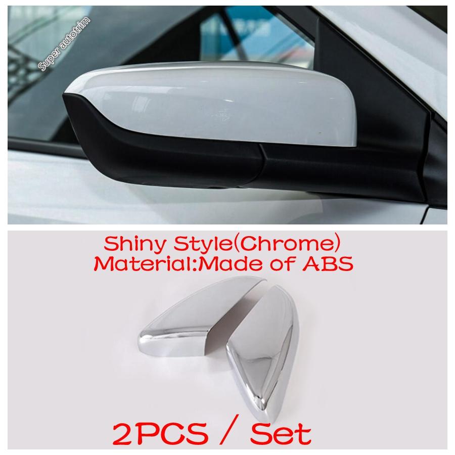 Car Rearview Mirror Shell Cap Cover Trim For Chevrolet Cavalier ONIX  - 2024 ABS Chrome / Carbon Fiber Exterior Accessories