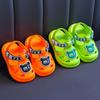 Children's New Summer Style Cartoon Closed-Toe Hole Sandals, Infant Anti-Slip Soft-Soled Sandals/Slippers for Toddlers and Young Children.