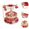 Dial Telephone Jewelry Box Storage Multifunctional Rings Holder Decoration for Girls