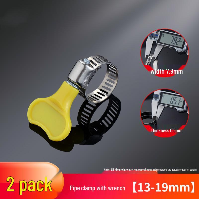 304 Stainless Steel Hose Clamp for Drainpipe Tightening