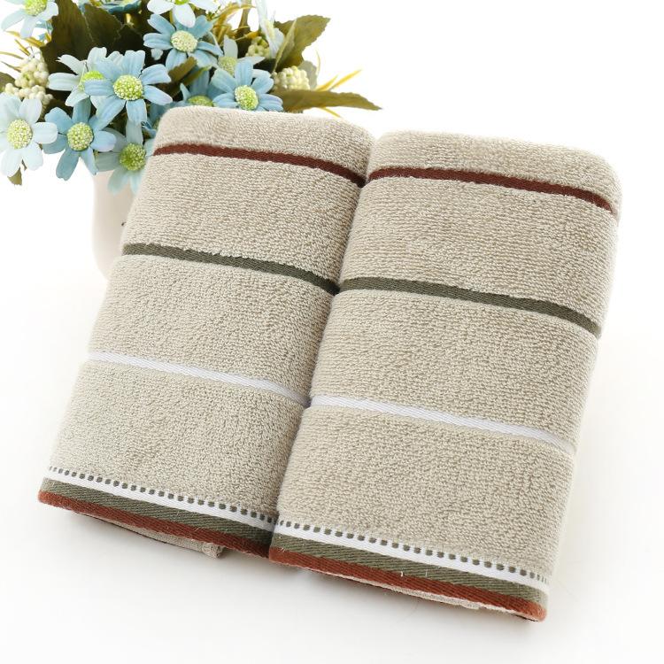 

Household Soft Water-absorbing Stripe Jacquard Washing Towel 35*75cm