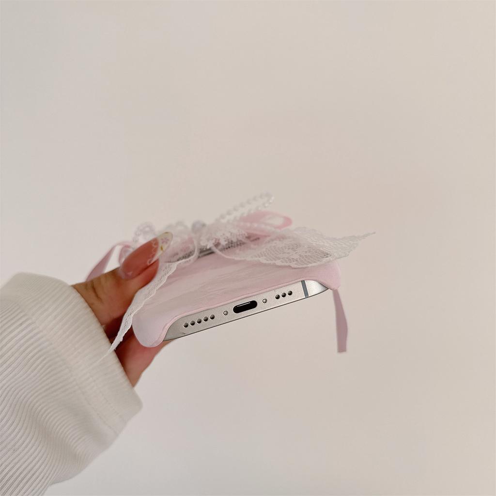 Cute Butterfly Bow Stand Stand Phone Case For iPhone 17 Pro Max 16 Plus 15 14 13 12 11 Comfortable Grip Shockproof Cover