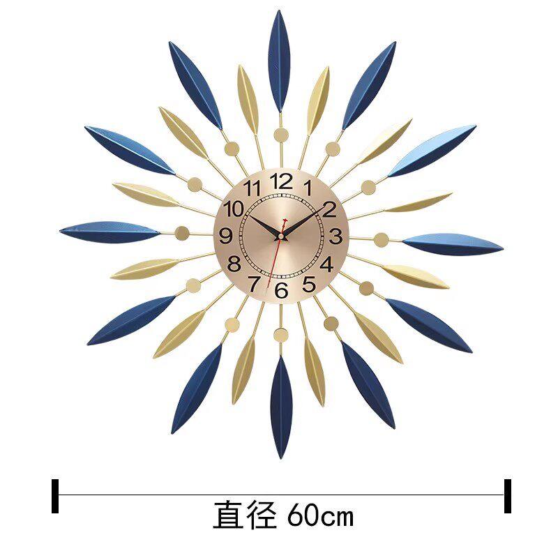 

Nordic Metal Wall Art Wall Clocks Vintage Interior Bedrooms Design Silent Creative Wall Watch Fashion Simple Saat Home Decor