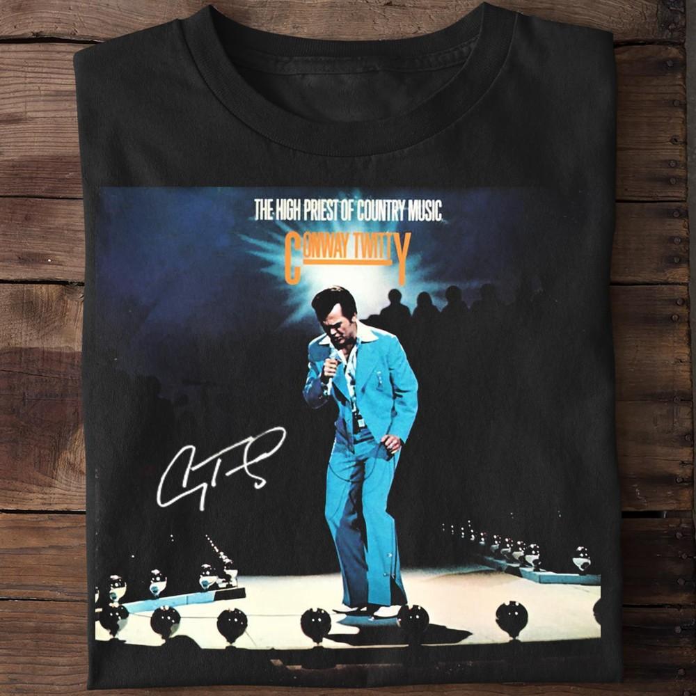 The High Priest Of Country Music Conway Twitty Gift For Fan S to 5XL T-shirt Unisex T-Shirt S