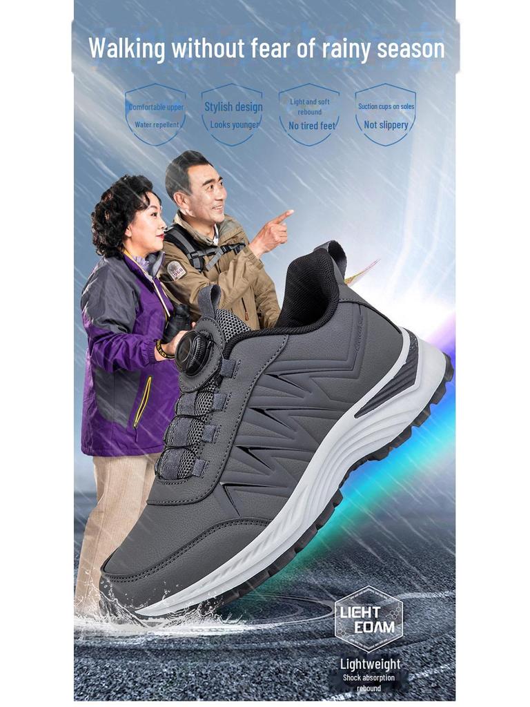 8268 Herren- und Damen-Outdoor-Schuhe mit niedrigem Schaft und rutschfester Sohle mit Drehverschluss zum Gehen, Reisen und Laufen