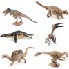 Realistische Miniatur-Dinosaurier-Modelle aus PVC, darunter T-Rex, Raptor, Triceratops und Pterodactylus, für Sammler und Dekoration