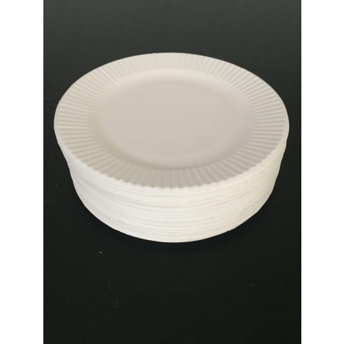 Yamato Bussan Paper Plates, Commercial Use, 15cm, 100 Plates