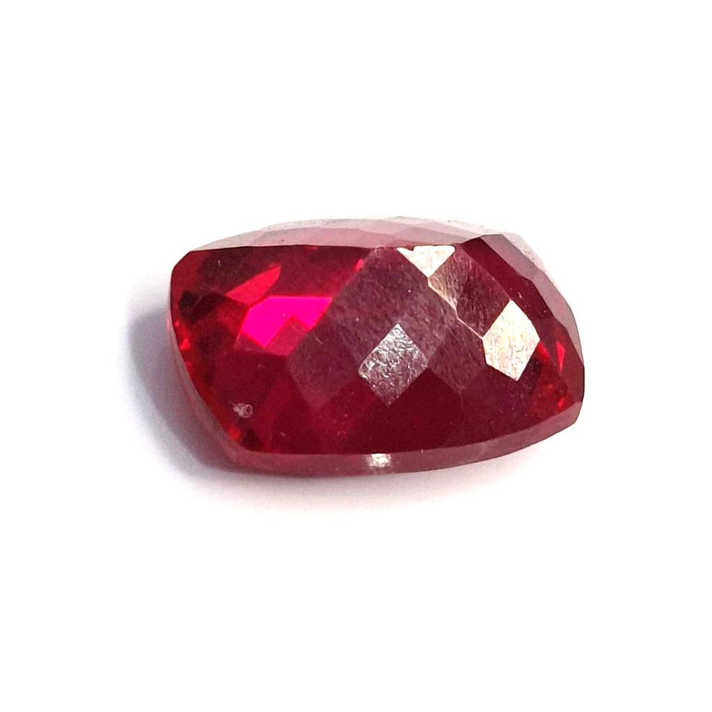 Natural Red Ruby Mozambique 10-12 Ct Cushion Cut Certified Stunning Gemstone
