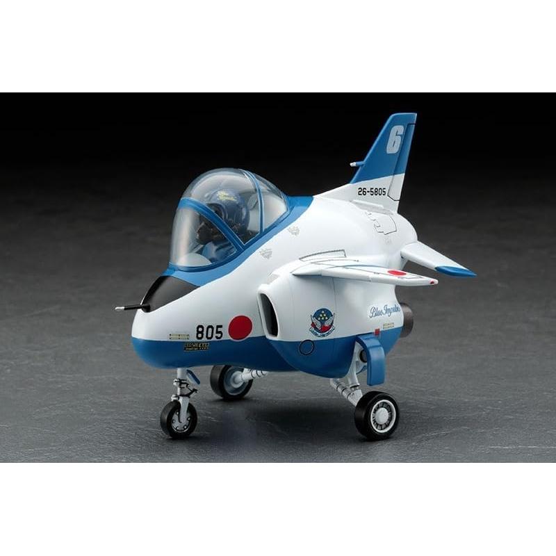 Hasegawa Egg Plane Air Self-Defense Force T-4 Blue Impulse Non-Scale Plastic Model TH13