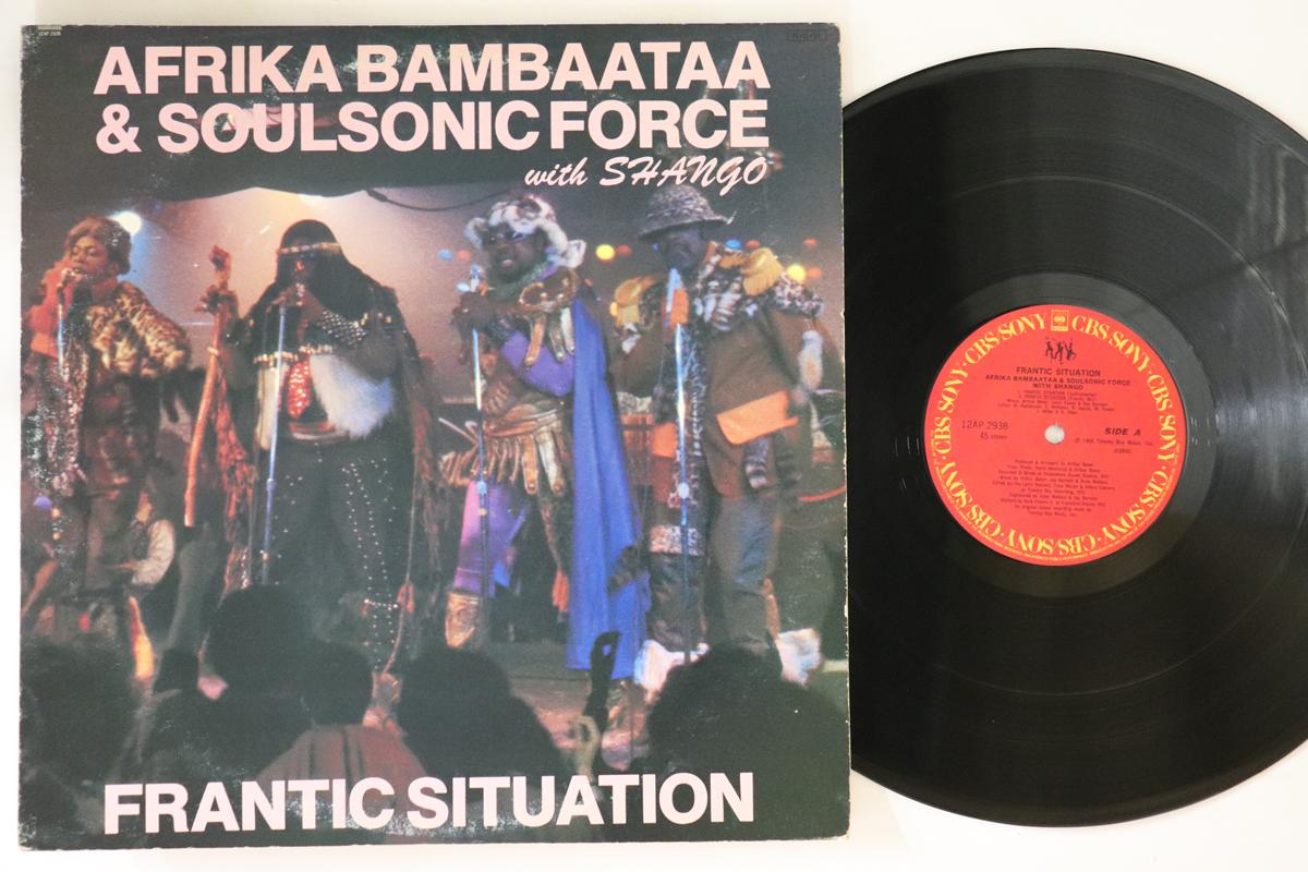 

12inch Record AFRIKA BAMBAATAA SOULSONIC FORCE Frantic Situation 12AP2938 Tommy Boy 1984 Japan Rap HipHopRB Used