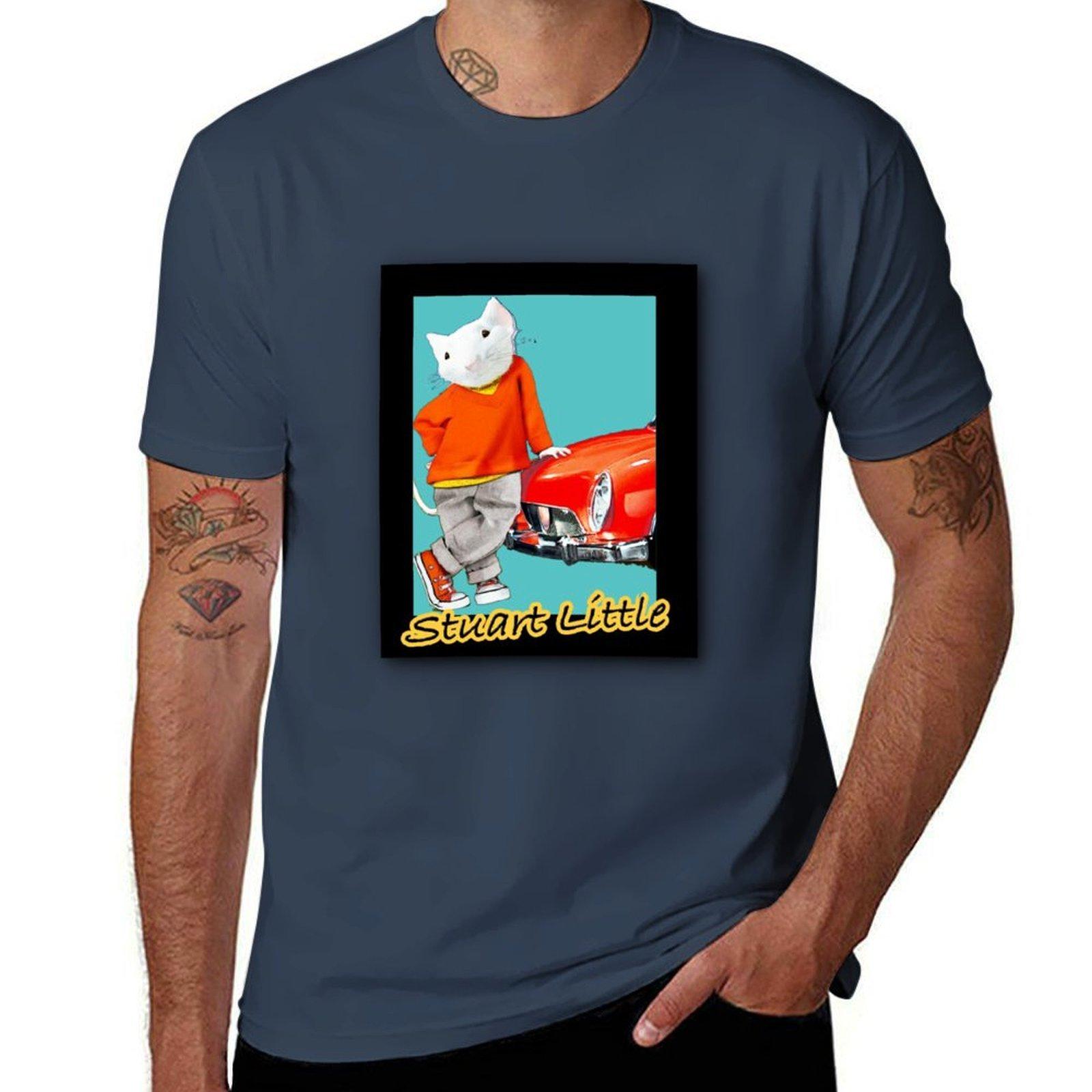 Wonderful Stuart Little TShirt Thanksgiving Casual Tee S
