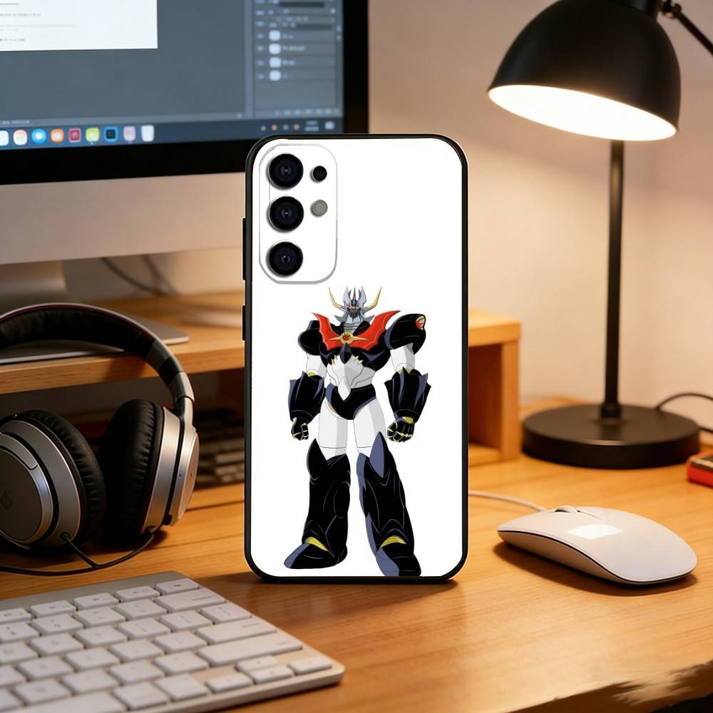 Anime M-Mado K-King Granzort Phone Case For Samsung S25,S24,S21,S22,S23,S30,Ultra,S20,Plus,Fe,Soft Silicone Black Cover