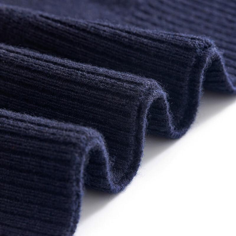 Luotz Men's Thick Winter Round Neck Wool & Cashmere Sweater