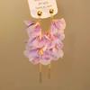 Elegant Purple Flower Tassel Earrings: 2026 Fairy-Style Seaside Vacation Jewelry