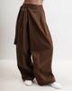 Women's Trousers PERRY 51300 S Mustard