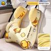 Cute Car Seat Belt Pillow, Kidsren's Rest Neck Pillow, Car Rear Seat Baby Sleeping Pillow, New Style, Removable and Washable
