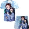 Baby Demon Slayer T shirt Clothes Summer Boys Clothing Sets Fashion T shirt+Short Pants 2pcs Suit Children Clothes Streetwear