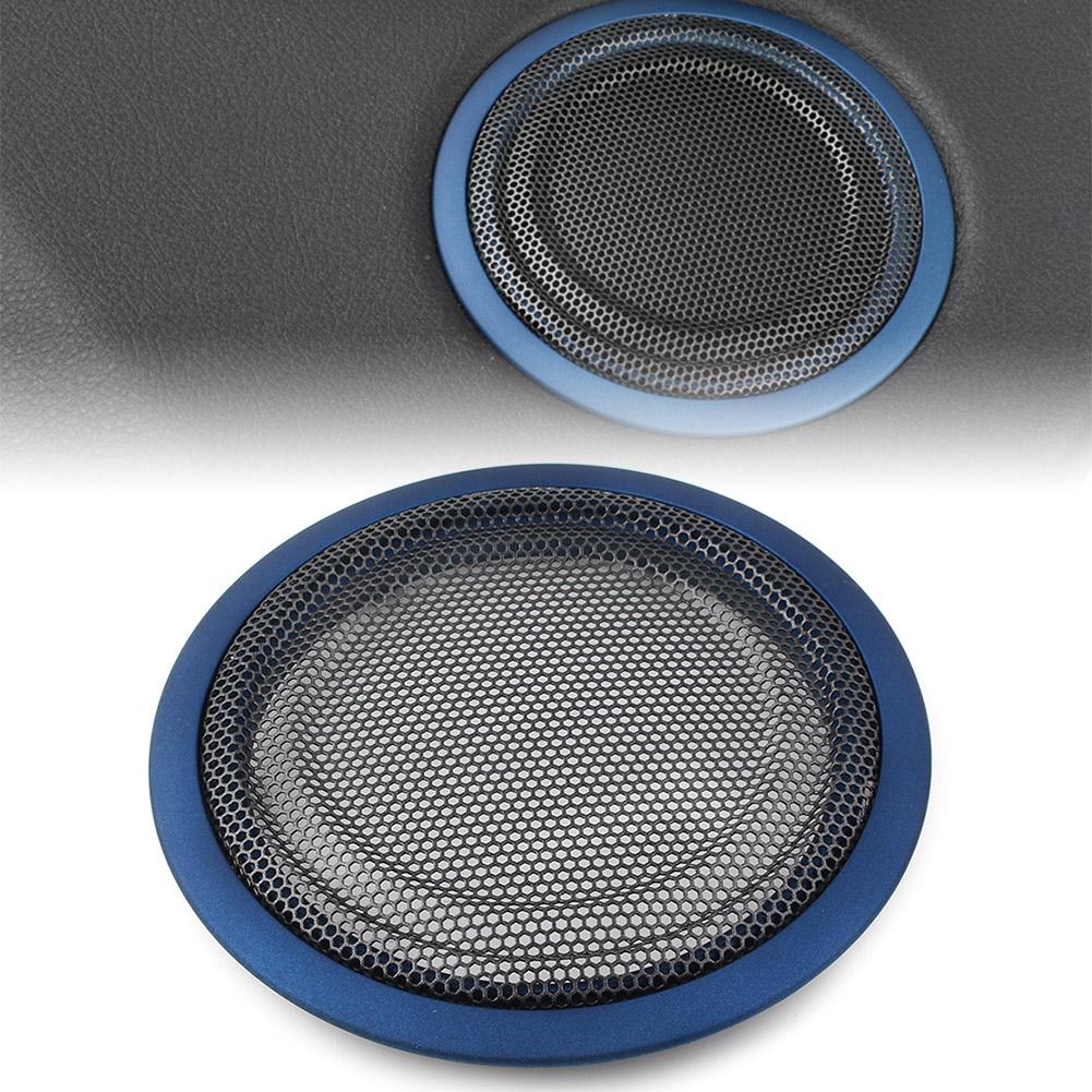 Car Speaker Cover Decoration Trim Universal For BMW F30 F35 3 4 Series All Years Blue/Red/Black/Silver