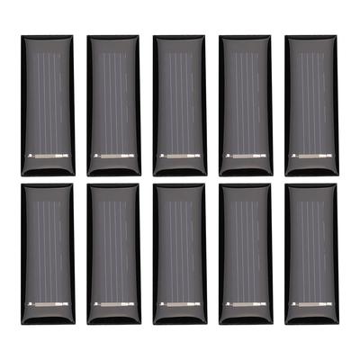 10ks 0,5V 100MA Mini přenosný polykrystalický solární panel DIY nabíječka napájecího modulu 53*18MM