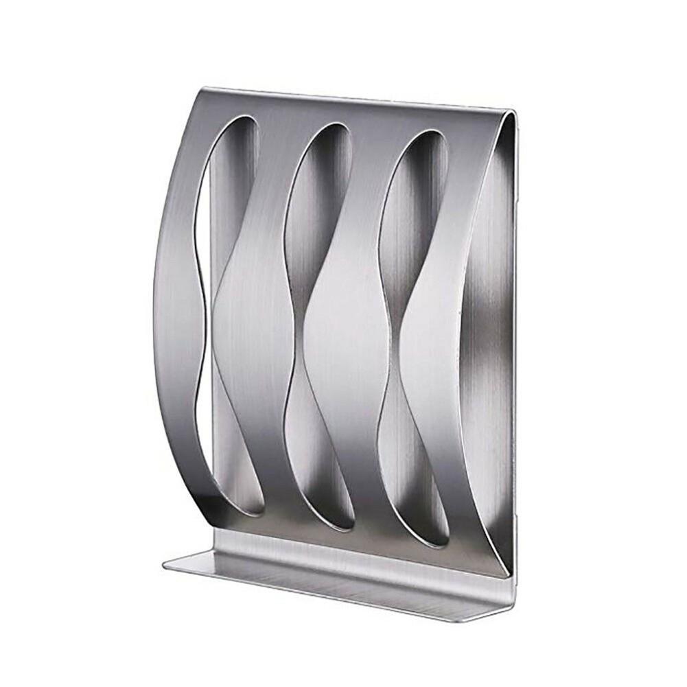 Stylish and Practical Stainless Steel Toothbrush Wall Holder with Suction Cups