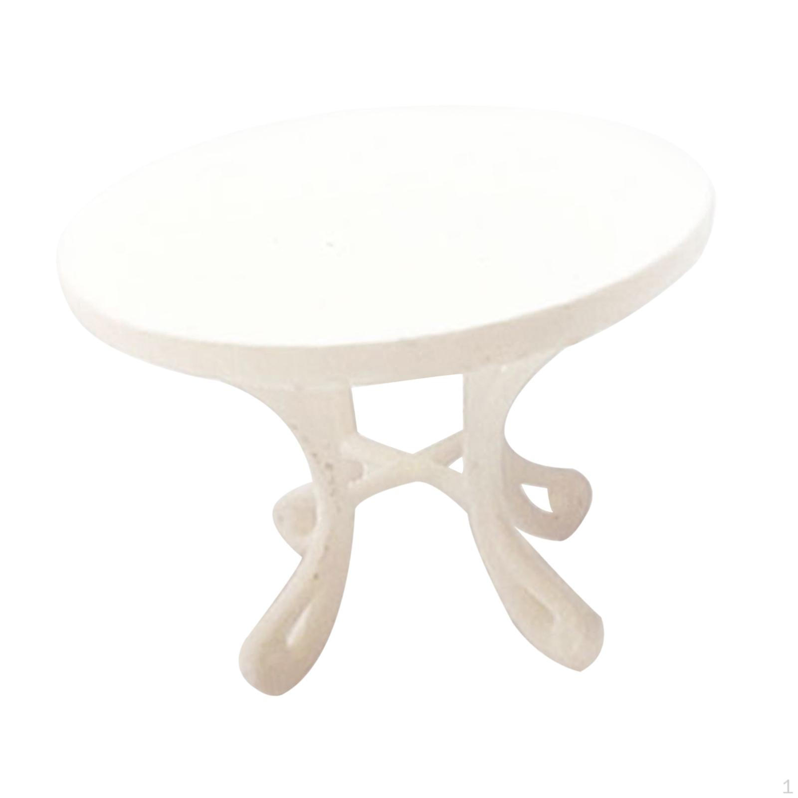 

1/64 Scale Miniature Furniture for Train Dioramas and Fairy Gardens White Desk