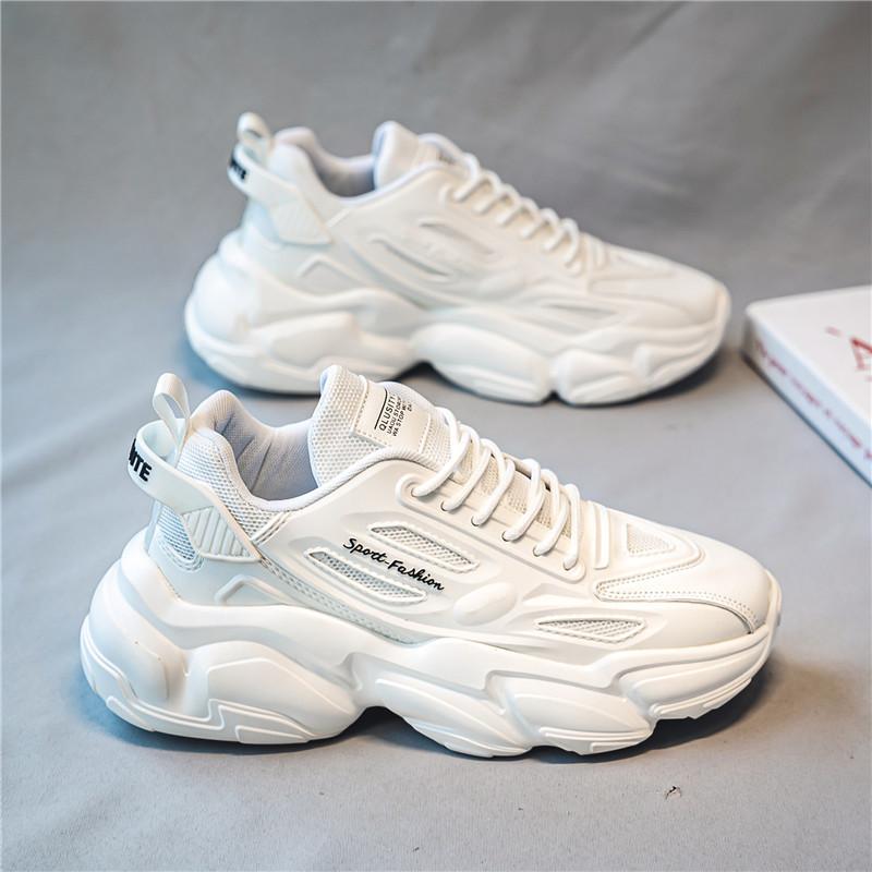 

Чоловіче взуття кросівки татові кросівки 2024 новинка зима нова дихаюча взуття Форреста Гампа повсякденне спортивне взуття чоловіче модне взуття 44 білий