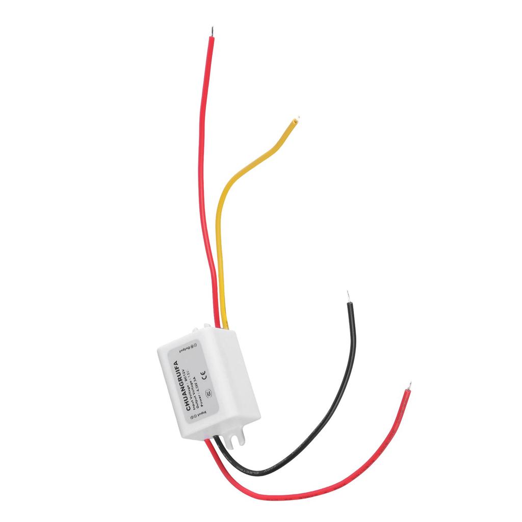 IP68 Vanntette Buck-omformere 12V til 1,5V 3A 4,5W Strømforsyningsomformermodul for Bil LED-skjerm Motor