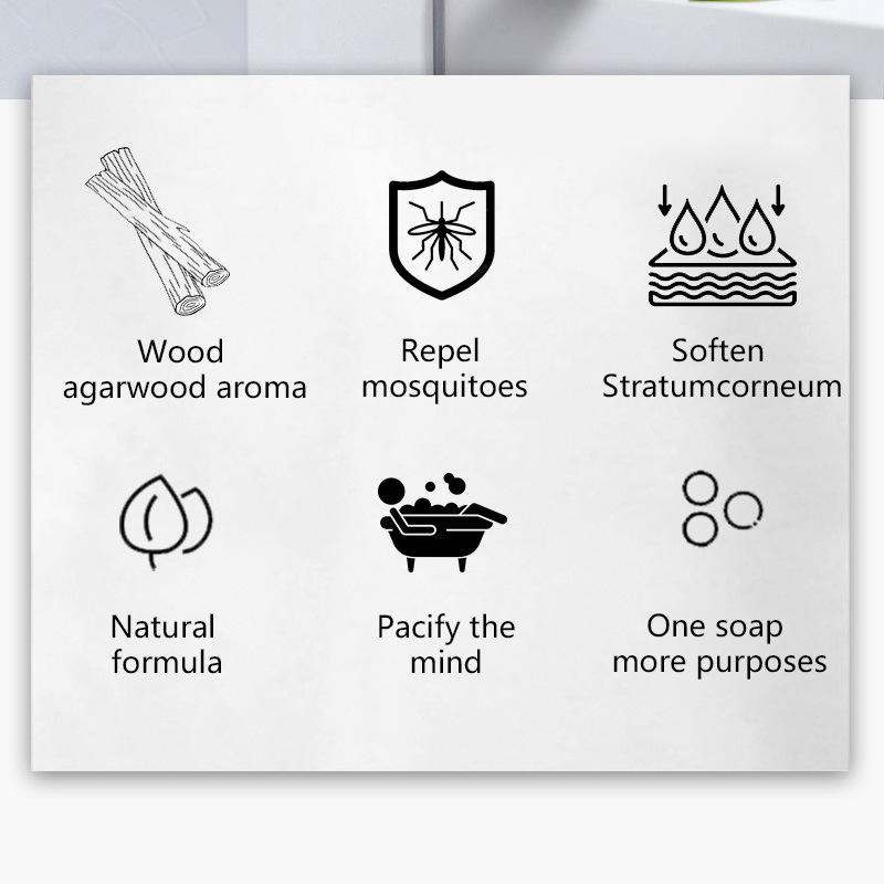 Agarwood Calming Fragrance Bath Soap