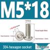 ISO7380 Stainless Steel Hex Drive Dome Head Screws - M2 to M16