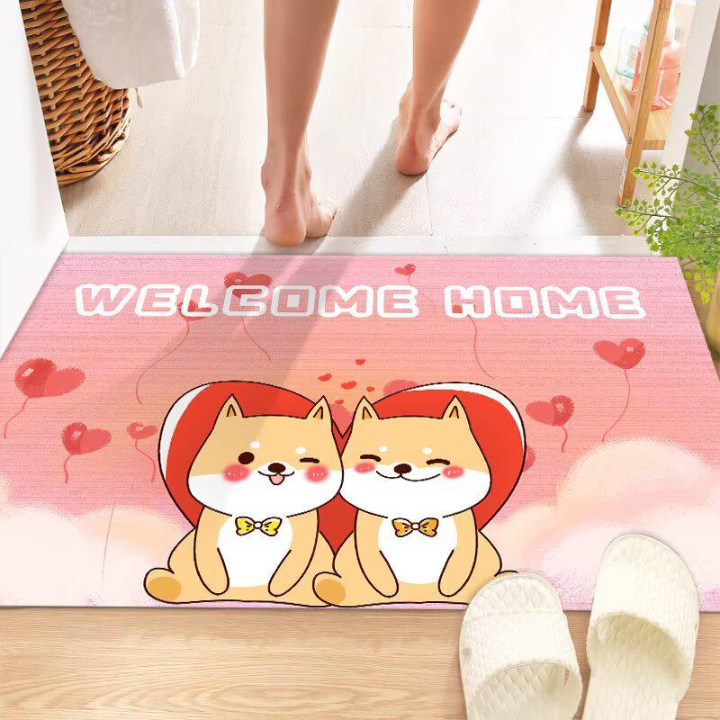 Cartoon Anti-Slip Entrance Mat for Bedroom, Bathroom, and Toilet