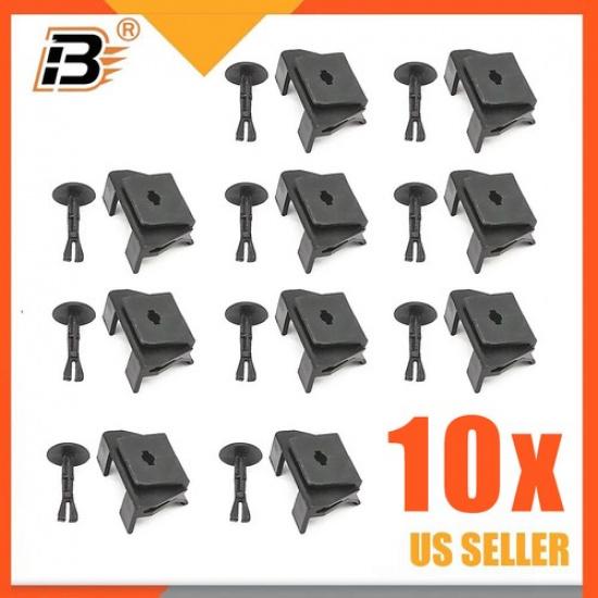 Mean Mug Auto 10x Fender P and Clips Fit for Toyota 53879-58010, 47749-58010