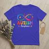Autism Awareness Acceptance Infinity Symbol T Shirts Unisexs Cotton Funny TShirt Round Neck Tee Shirt Short Sleeve Tops Unique