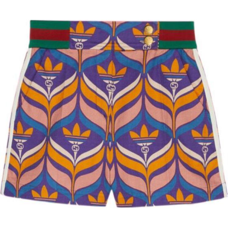 GUCCI X Adidas Cotton Shorts 703006-ZAJS5-7694
