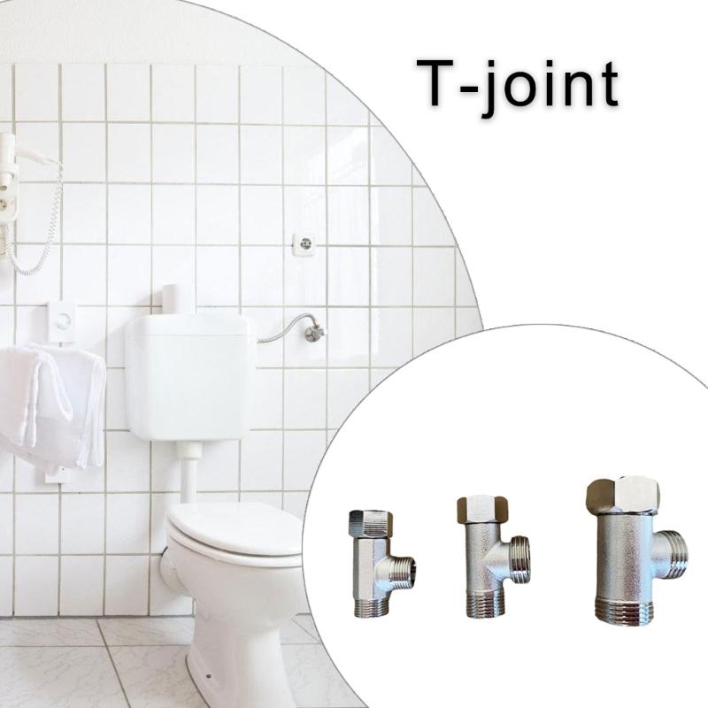 Compression T Connector Bidet Hose Splitters with Leak Proof Designs Precisions Engineered T Connector Simple Installs