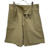 VINTAGE 40's British Army Metal Button Gulka Shorts Bottoms beigeUsed