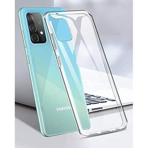 Coque pour Samsung M52 5G - PROSHOP - Silicone Transparent - Protection Renforcée - 2 Verres Trempés